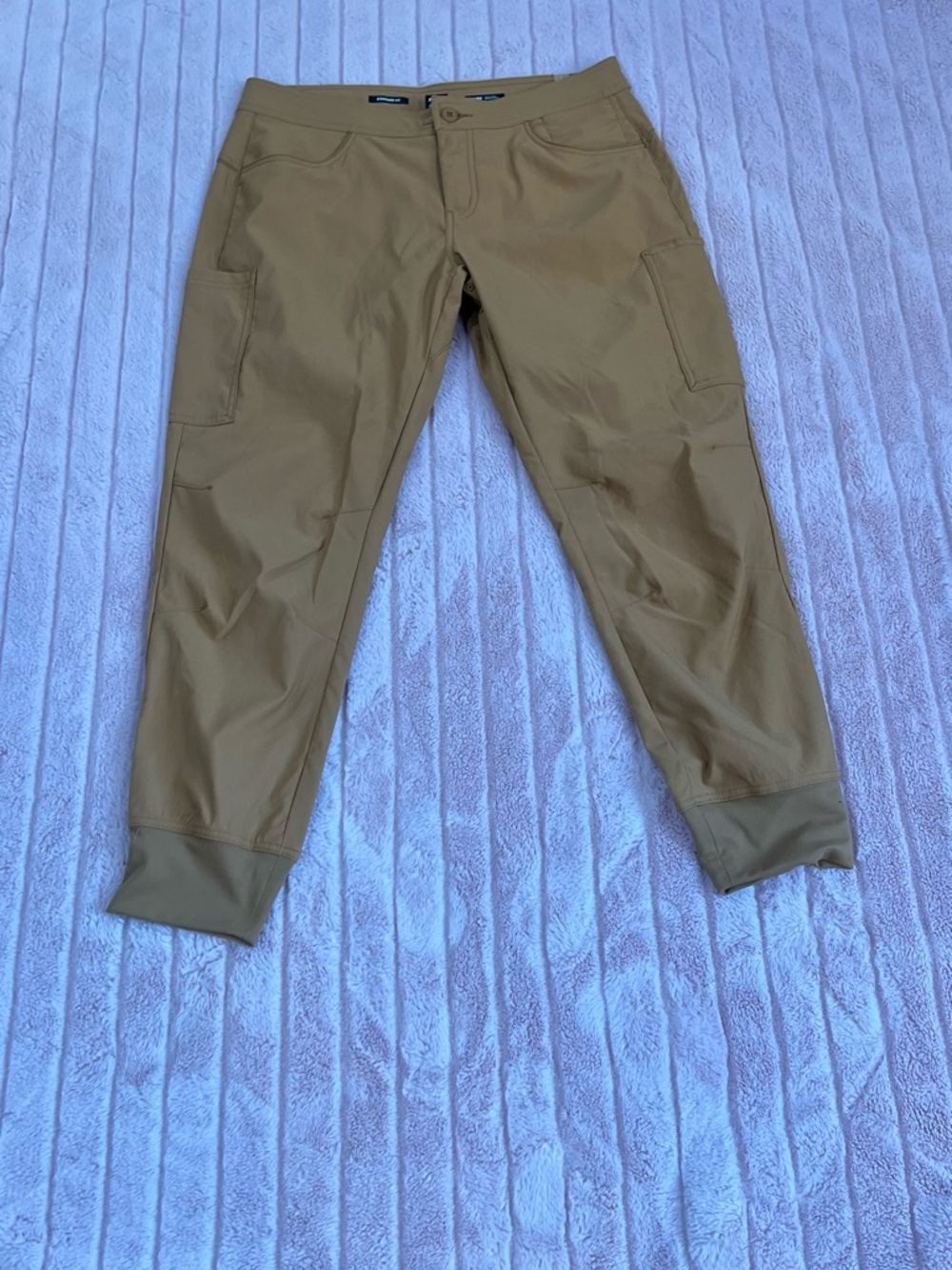 Prana Women's Tan Cargo Jogger Pants